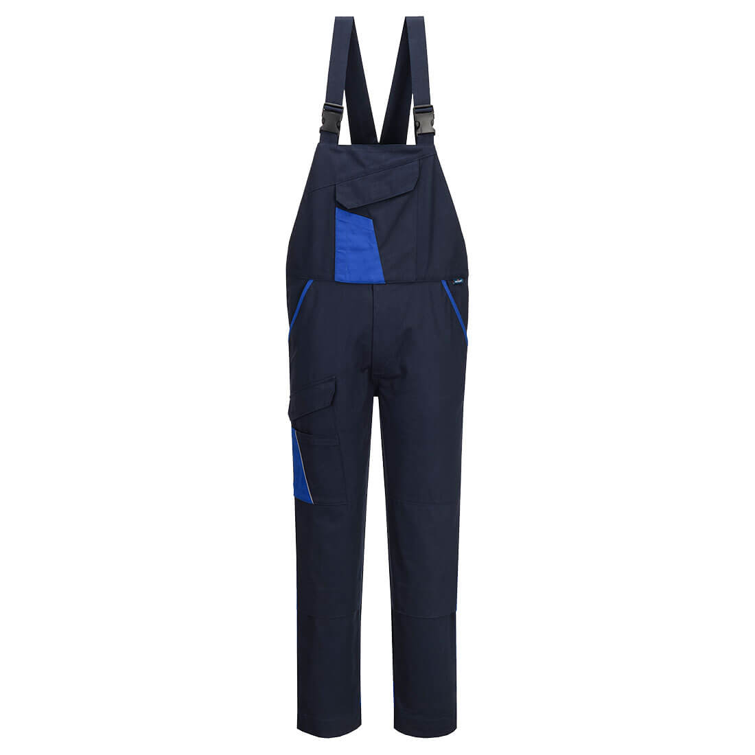 CD112 WX1 Two Tone Cotton Bib and Brace Navy/Royal