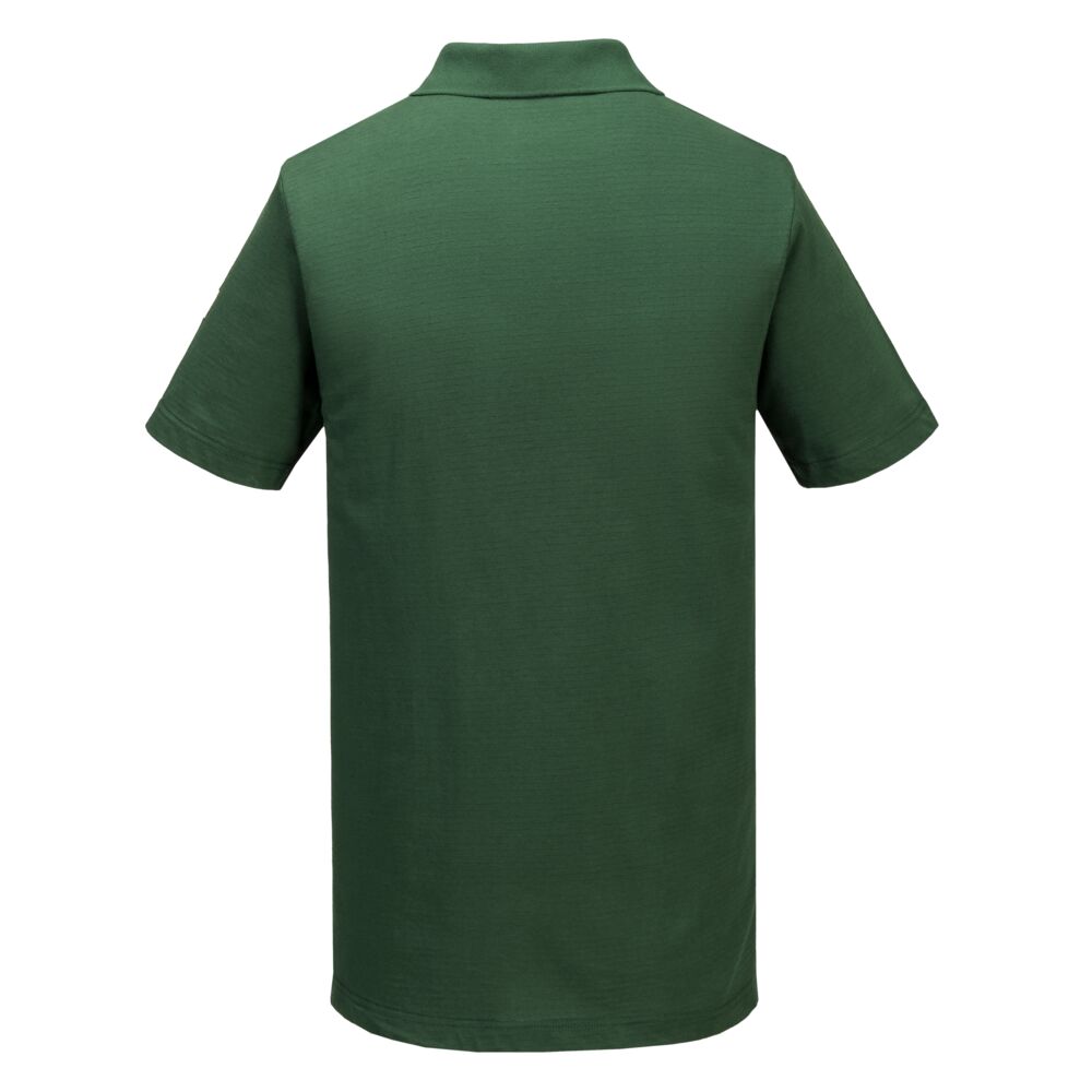 AS21 Anti-Static ESD Polo Shirt S/S Forest Green