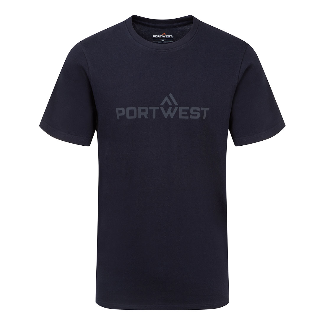 B198 Portwest Cotton T-Shirt S/S Navy B198 Portwest Cotton T-Shirt S/S Navy