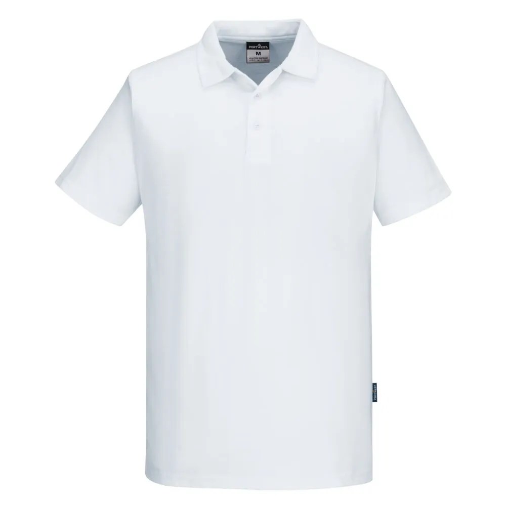 C211 Mesh Air Pro Polo Shirt S/S White C211 Mesh Air Pro Polo Shirt S/S White