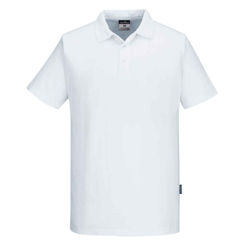 C211 Mesh Air Pro Polo Shirt S/S White