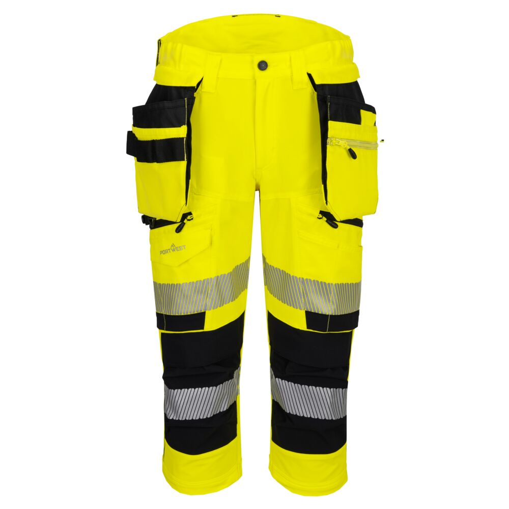 DX402 DX4 Hi-Vis Pirate Pant Yellow/Black DX402 DX4 Hi-Vis Pirate Pant Yellow/Black
