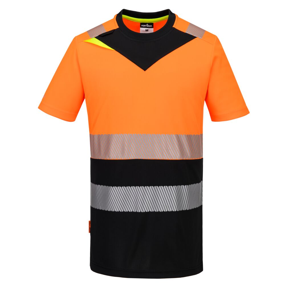 DX434 DX4 Hi-Vis Class 1 T-Shirt S/S Orange/Black DX434 DX4 Hi-Vis Class 1 T-Shirt S/S Orange/Black