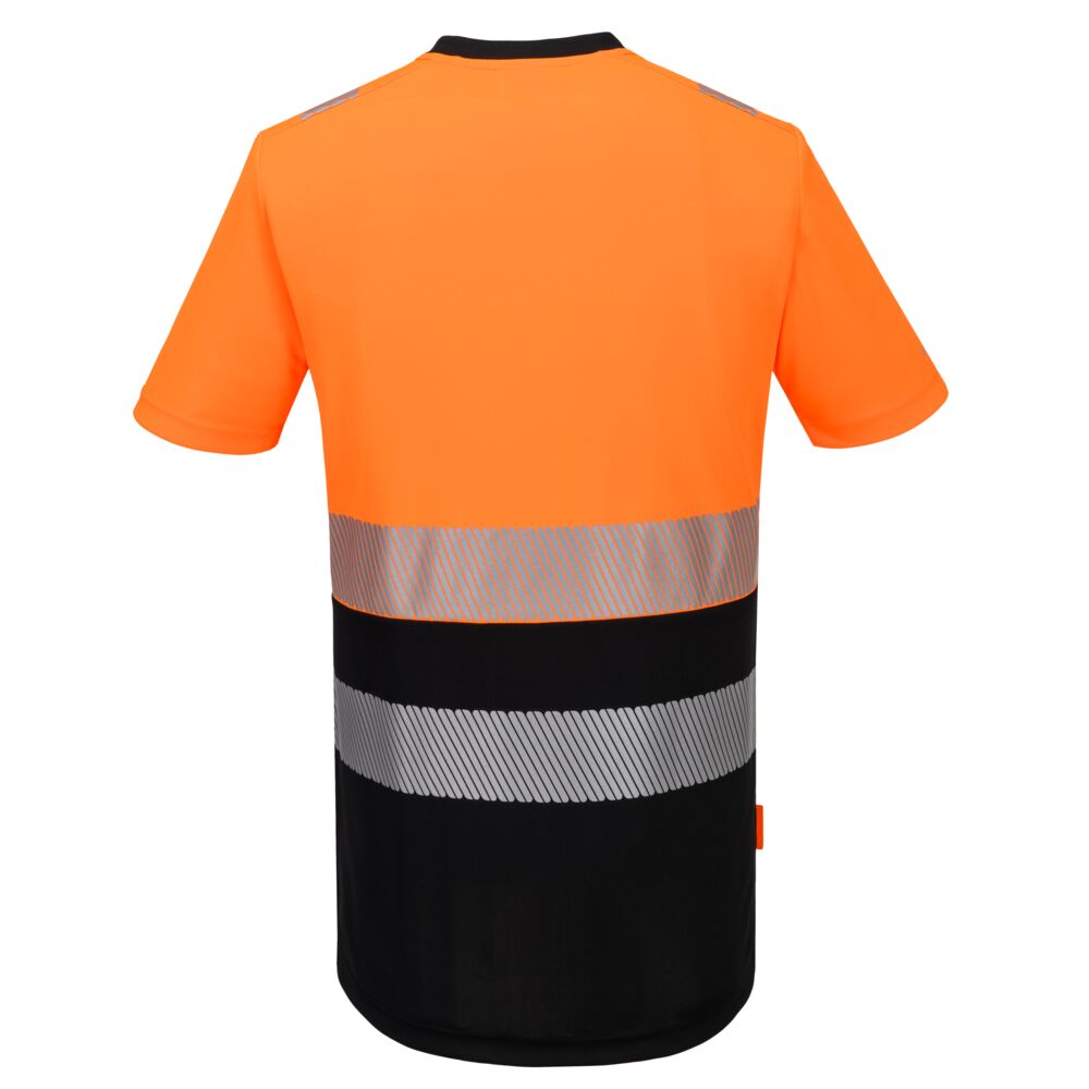 DX434 DX4 Hi-Vis Class 1 T-Shirt S/S Orange/Black