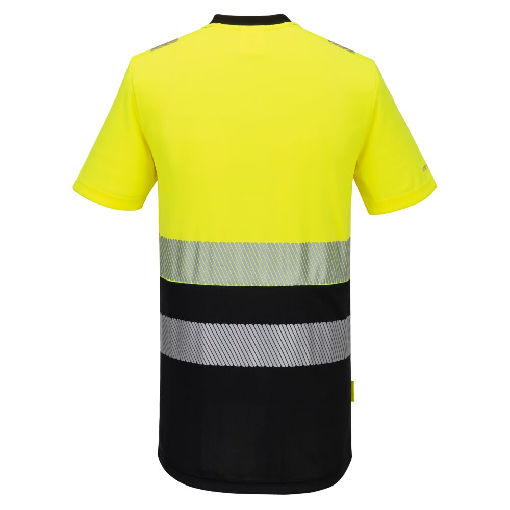 DX434 DX4 Hi-Vis Class 1 T-Shirt S/S Yellow/Black