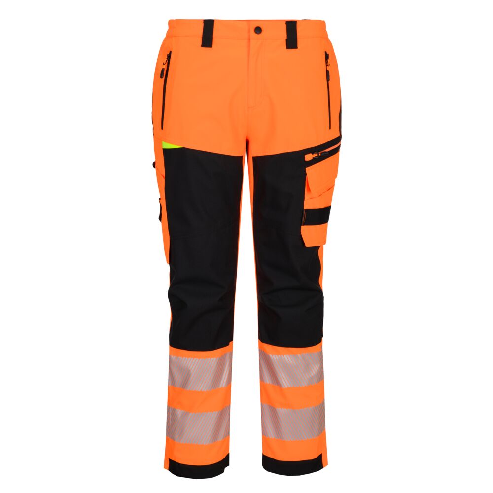 DX448 DX4 Hi-Vis Rain Trouser Orange/Black