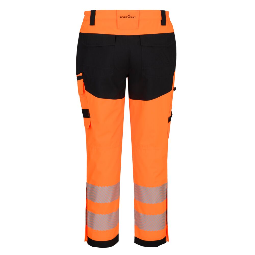 DX448 DX4 Hi-Vis Rain Trouser Orange/Black