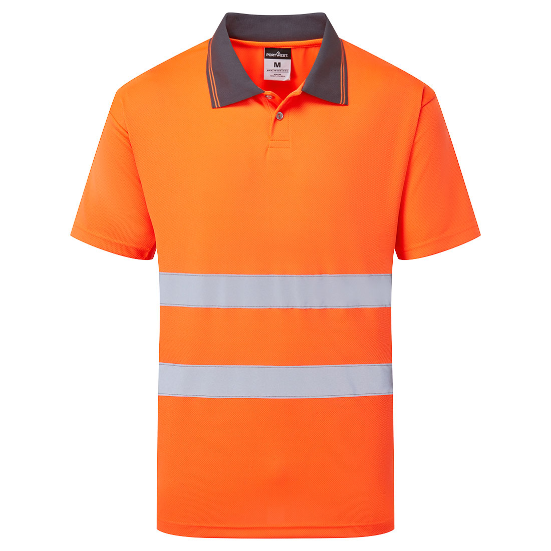 ES477 ES1 Essential Hi-Vis Polo Shirt S/S Orange