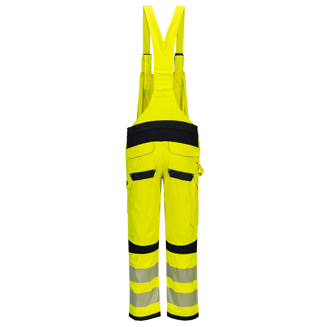 FR420 PW3 Modaflame Work Hi-Vis Multi-Norm FR Bib and Brace Yellow/Navy