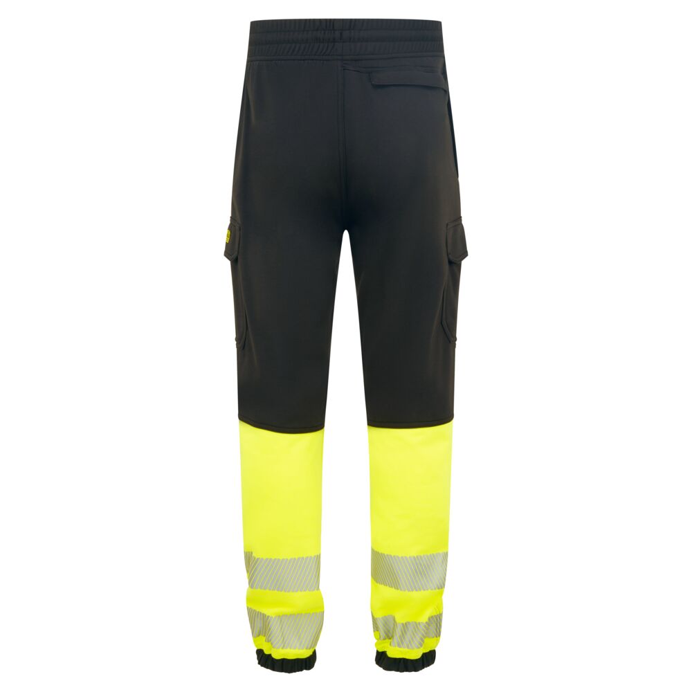 FR433 PW3 Modaflame Hi-Vis Class 1 FR Jogger Black/Yellow