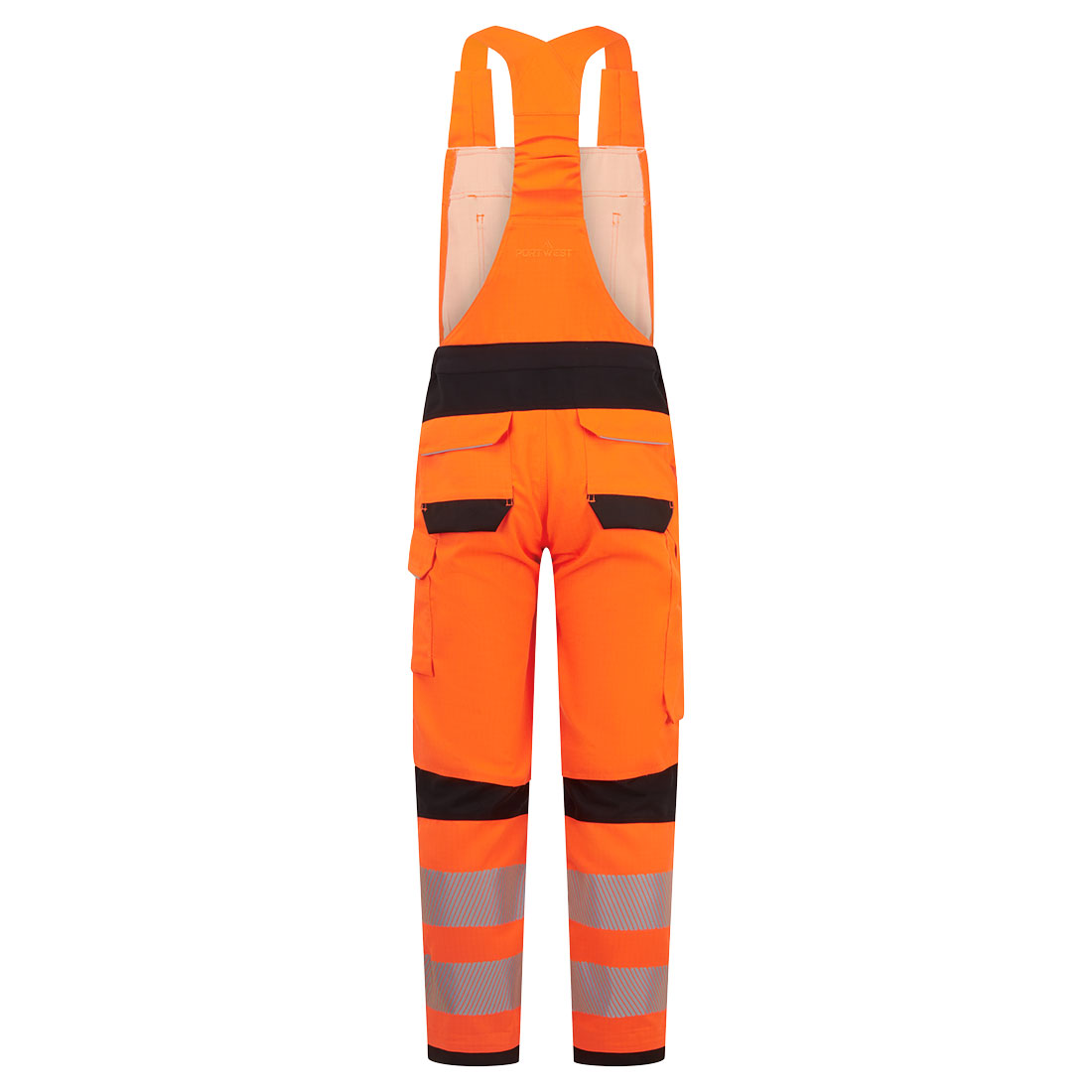 FR453 PW3 Modaflame Work HVO Multi-Norm FR Bib and Brace Orange/Black