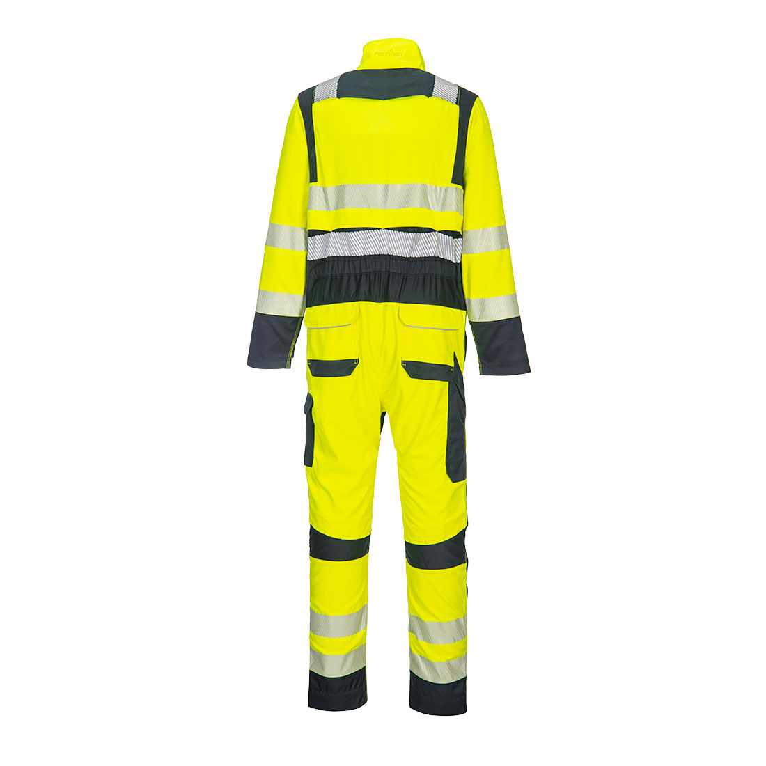 FR507 PW3 Modaflame Work Hi-Vis Multi-Norm FR Coverall Yellow/Navy