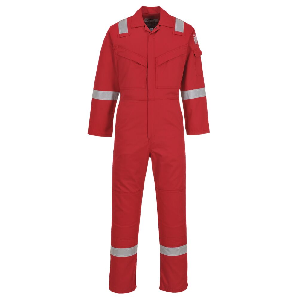 FR50 Bizflame Work FR Coverall Red Tall FR50 Bizflame Work FR Coverall Red Tall