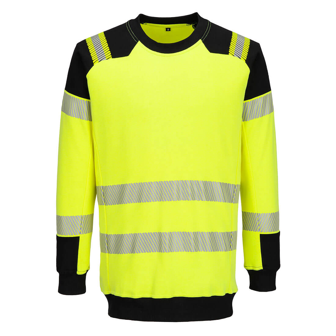 FR707 PW3 Modaflame Knit Hi-Vis FR Sweatshirt Yellow/Black FR707 PW3 Modaflame Knit Hi-Vis FR Sweatshirt Yellow/Black