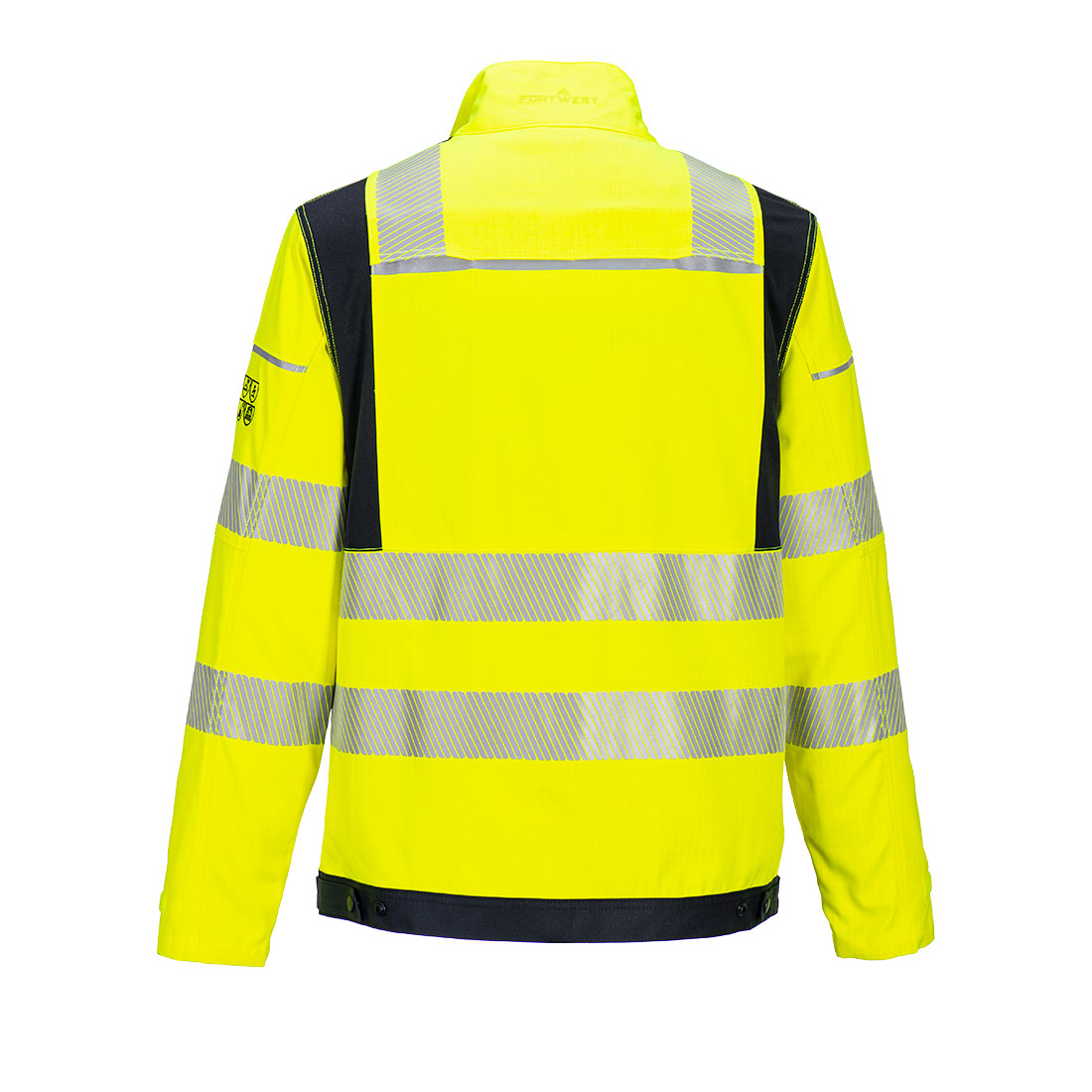 FR714 PW3 Modaflame Work Hi-Vis Multi-Norm FR Jacket Yellow/Navy
