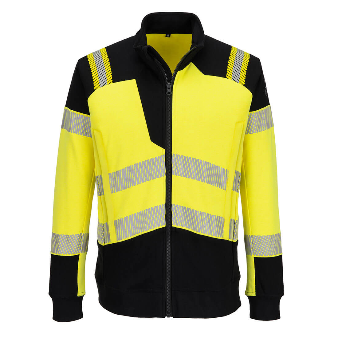 FR717 PW3 Modaflame Knit Hi-Vis FR Full Zip Sweatshirt Yellow/Black FR717 PW3 Modaflame Knit Hi-Vis FR Full Zip Sweatshirt Yellow/Black