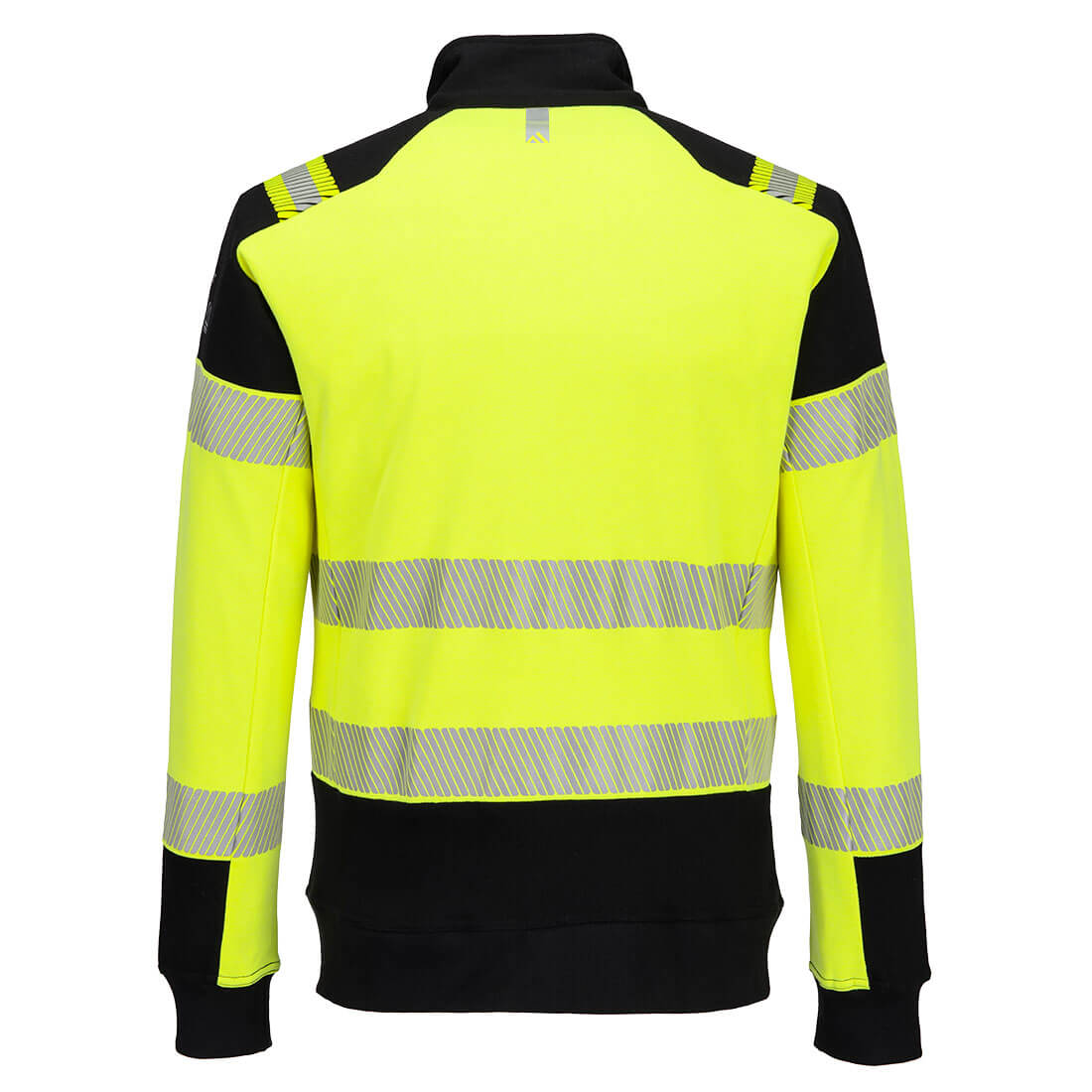 FR717 PW3 Modaflame Knit Hi-Vis FR Full Zip Sweatshirt Yellow/Black