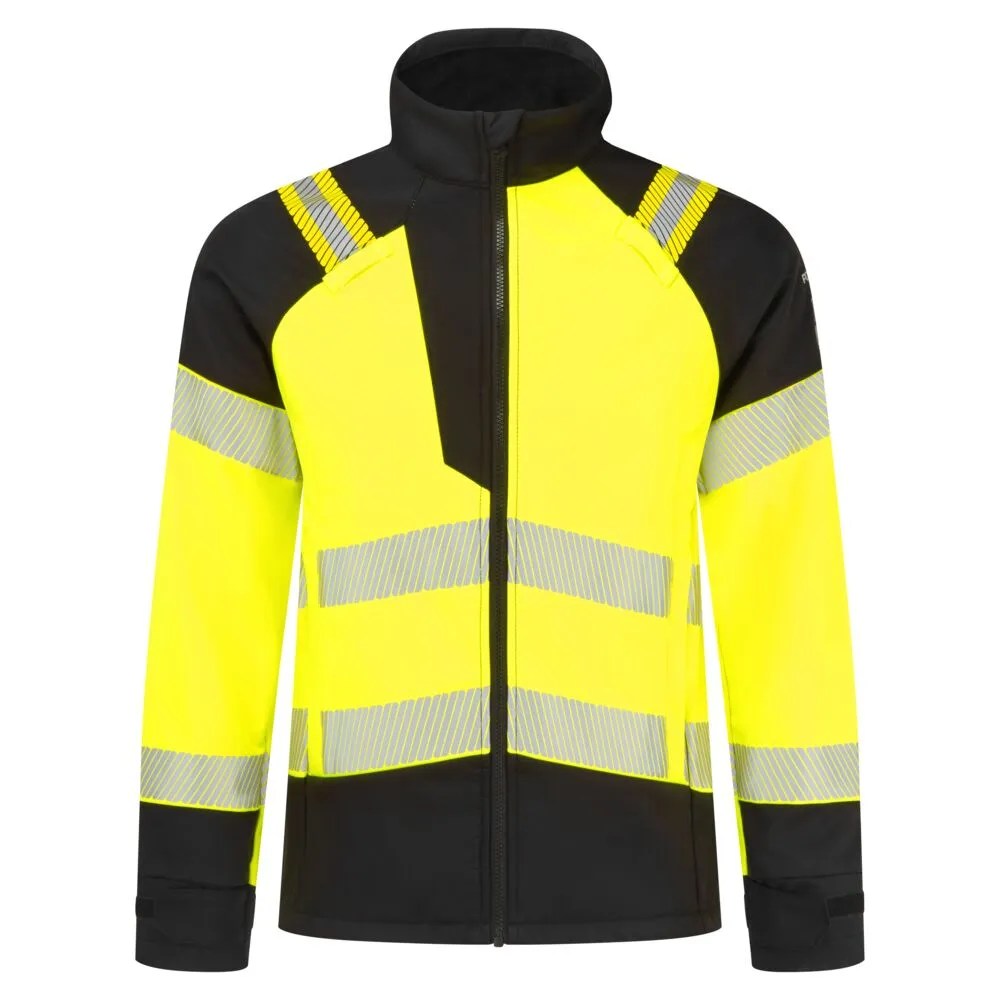 FR718 PW3 Modaflame Softshell Hi-Vis Multi-Norm FR Jacket Yellow/Black FR718 PW3 Modaflame Softshell Hi-Vis Multi-Norm FR Jacket Yellow/Black
