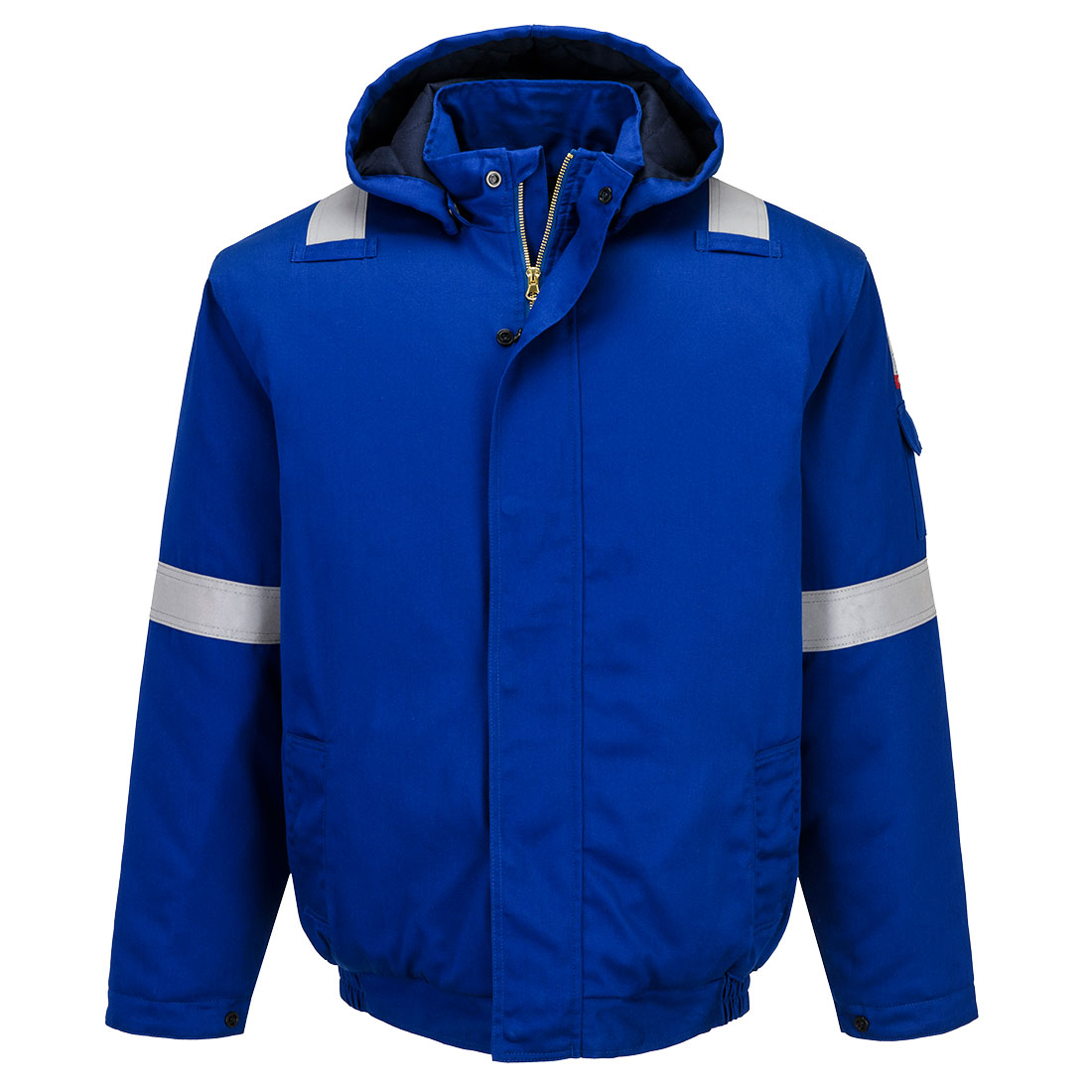 FR731 Bizflame Work+ FR Insulated Bomber Jacket Royal Blue