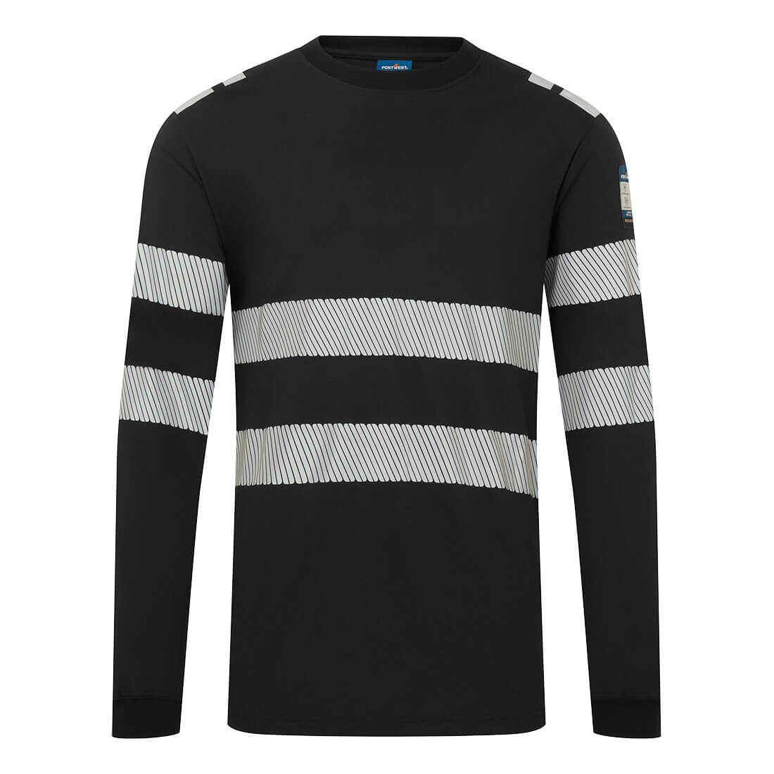 FR732 PW3 Modaflame Knit FR Long Sleeve T-Shirt Black FR732 PW3 Modaflame Knit FR Long Sleeve T-Shirt Black