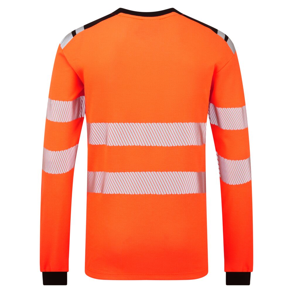 FR736 PW3 Modaflame Knit HVO FR Long Sleeve T-Shirt Orange/Black