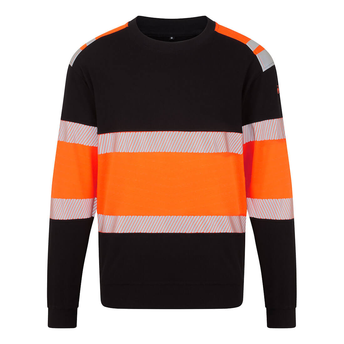 FR737 PW3 Modaflame Knit HVO Class 1 FR Sweatshirt Orange/Black