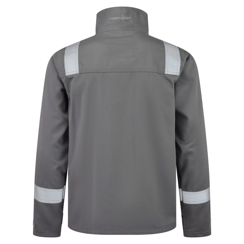 FR741 Bizflame Work+ FR Jacket Grey