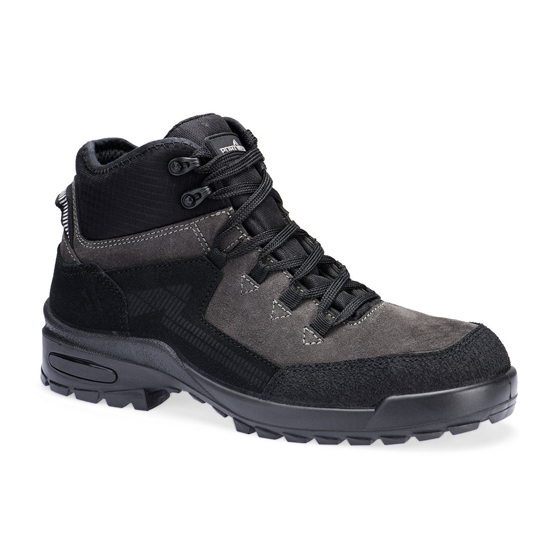 FT72 Steel Suede Ankle Boot S3L CI FO SR Black/Grey