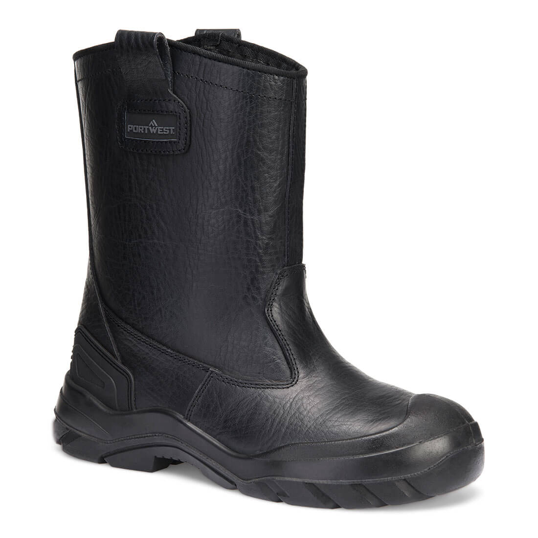 FT23 Steel Leather Rigger S3 CI Black