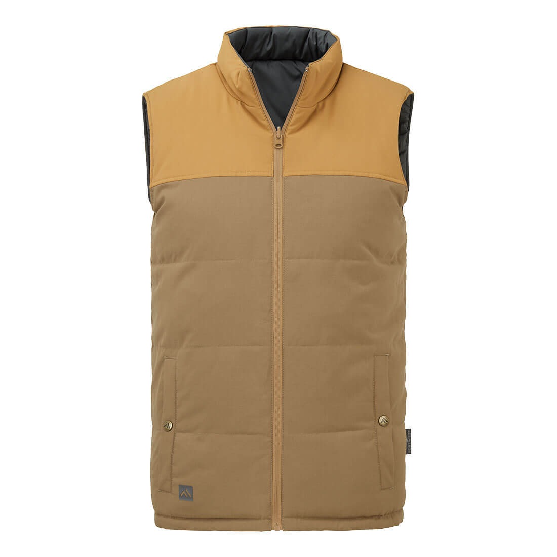 KA361 KA3 Reversible Insulated Bodywarmer Coffee Brown KA361 KA3 Reversible Insulated Bodywarmer Coffee Brown