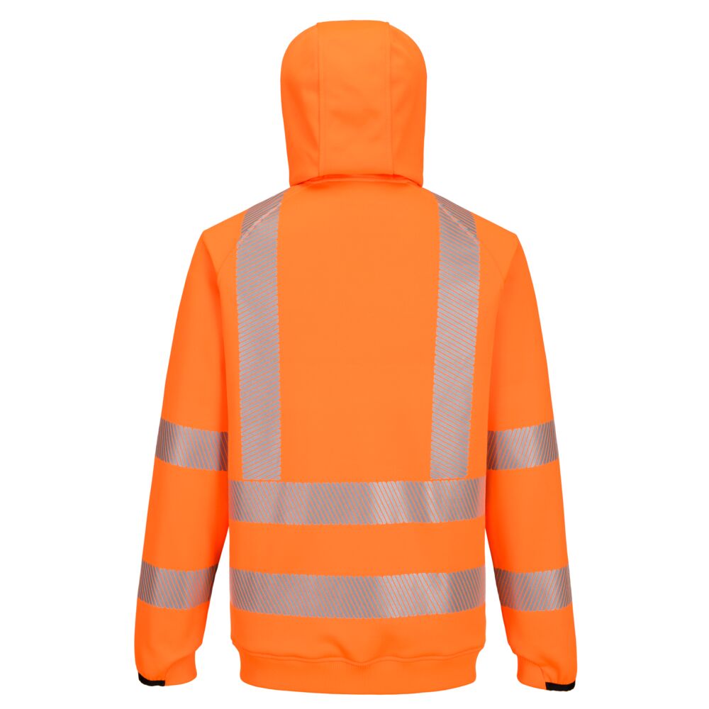 KX303 KX3 Sport Hi-Vis Zipped Hoodie Orange