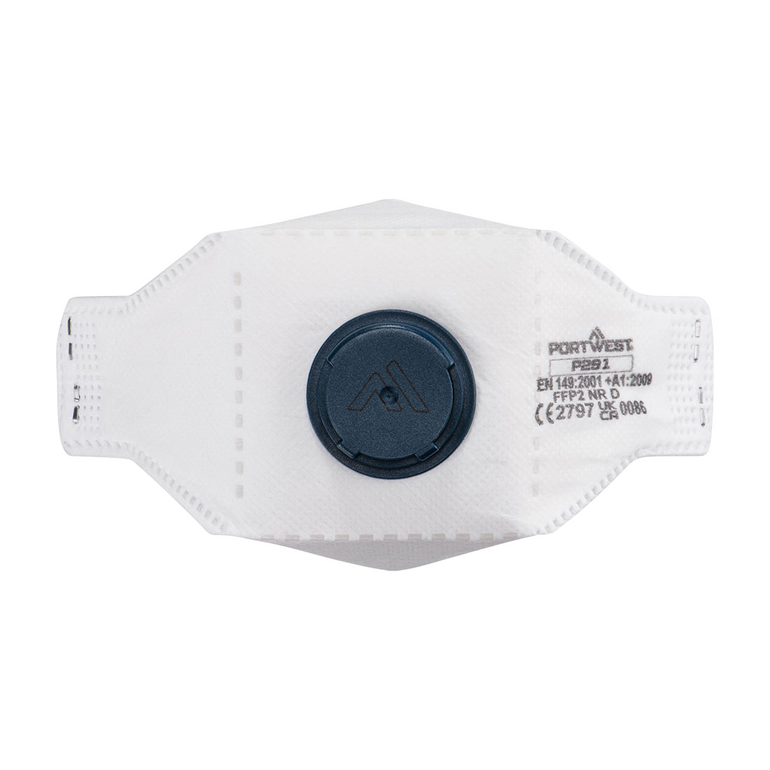 P291 EAGLE FFP2 Valved Dolomite Fold Flat Respirator (Pk10) White