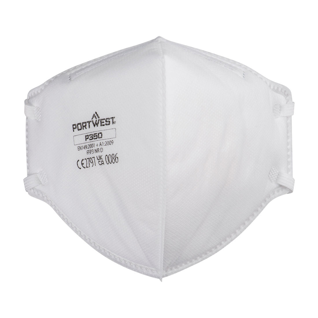 P350 FFP3 Dolomite Fold Flat Respirator (Pk20) White