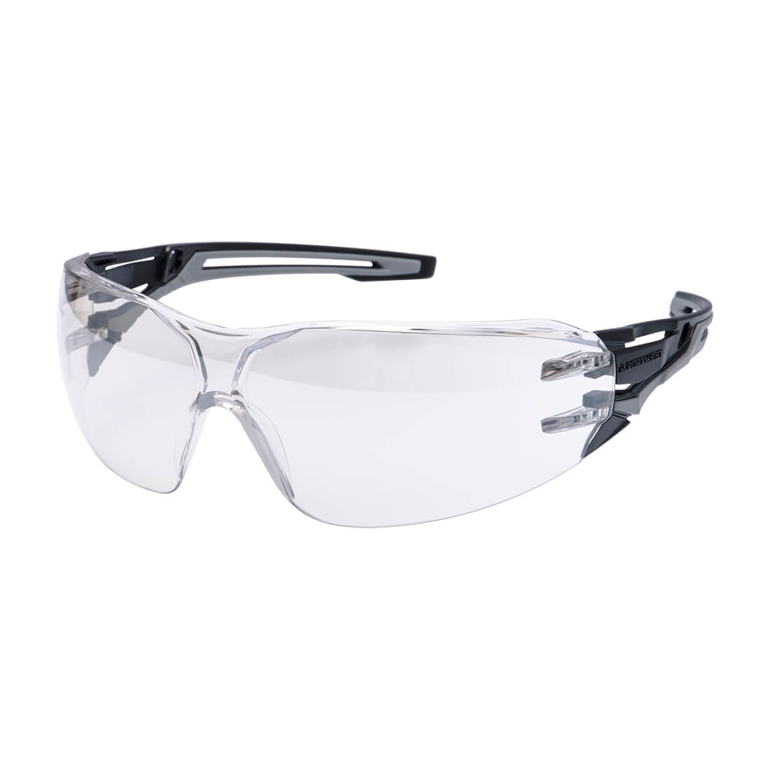 PR01 Anthracite Wraparound Safety Glasses Mirror