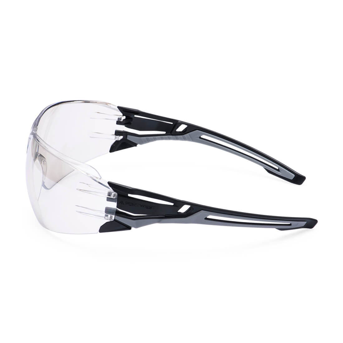 PR01 Anthracite Wraparound Safety Glasses Mirror