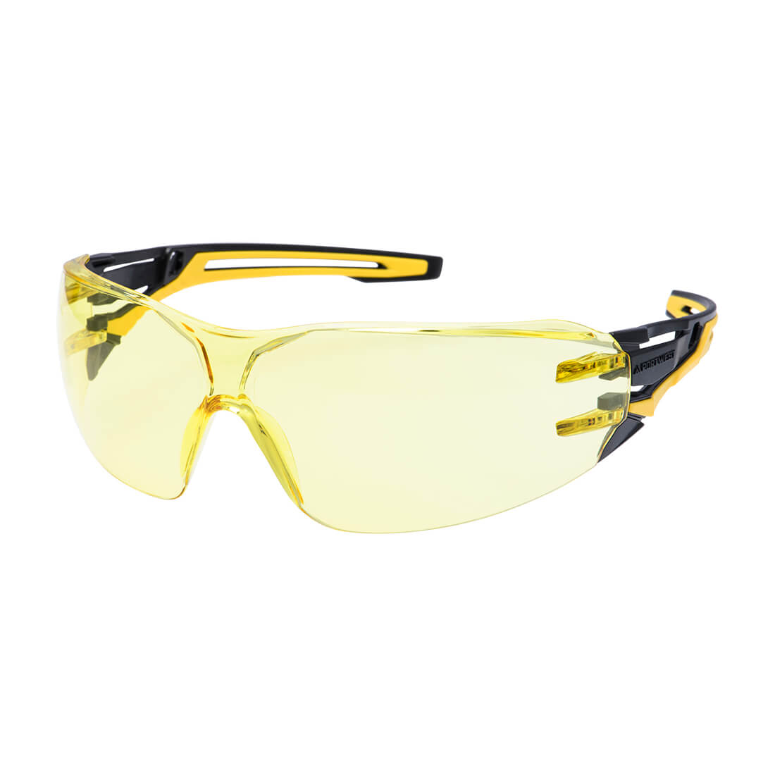 PR01 Anthracite Wraparound Safety Glasses Amber PR01 Anthracite Wraparound Safety Glasses Amber