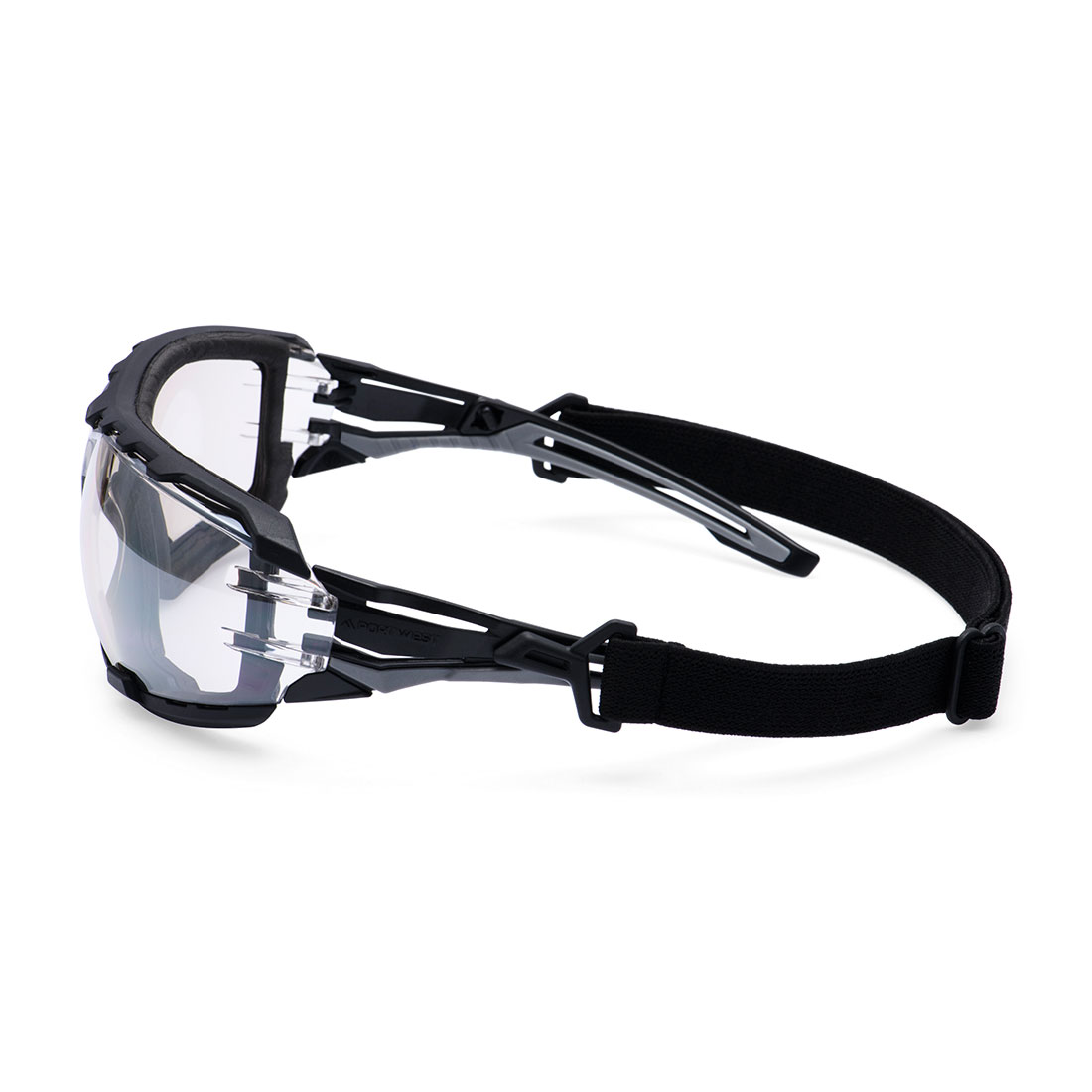 PR02 Anthracite Wraparound Plus Safety Glasses Mirror