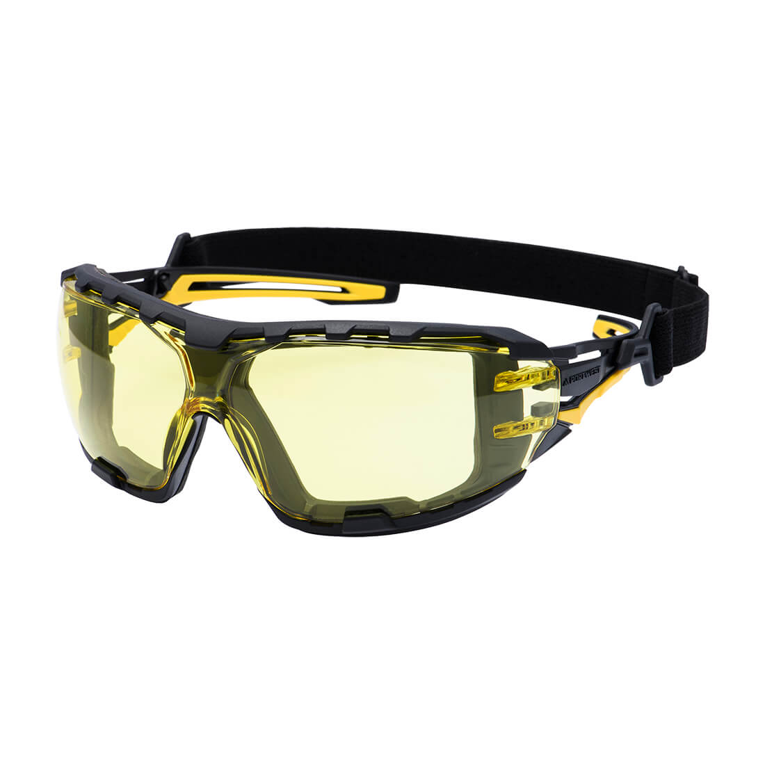 PR02 Anthracite Wraparound Plus Safety Glasses Amber PR02 Anthracite Wraparound Plus Safety Glasses Amber