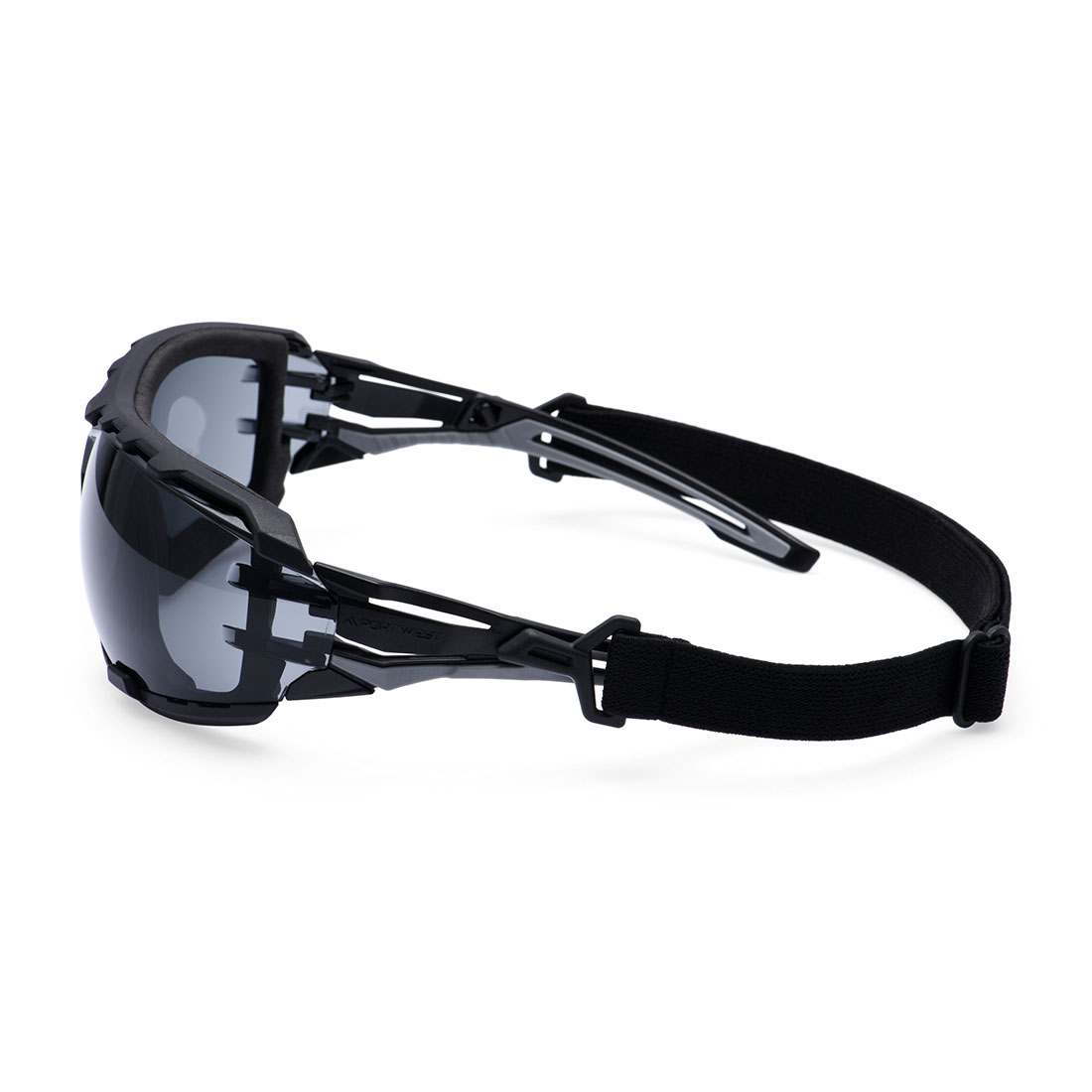 PR02 Anthracite Wraparound Plus Safety Glasses Smoke