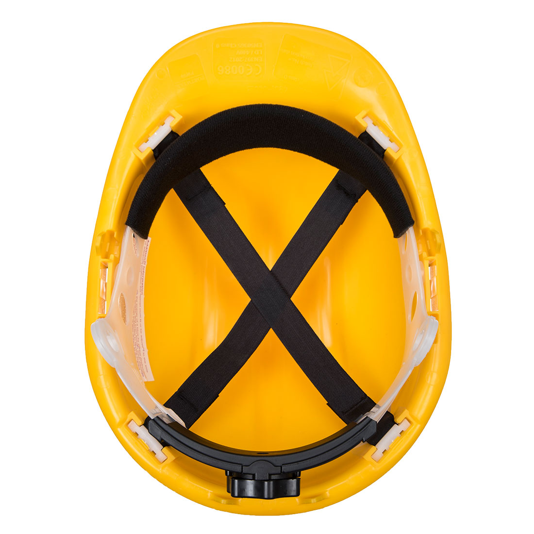PS57 Expertbase Wheel Safety Helmet Yellow