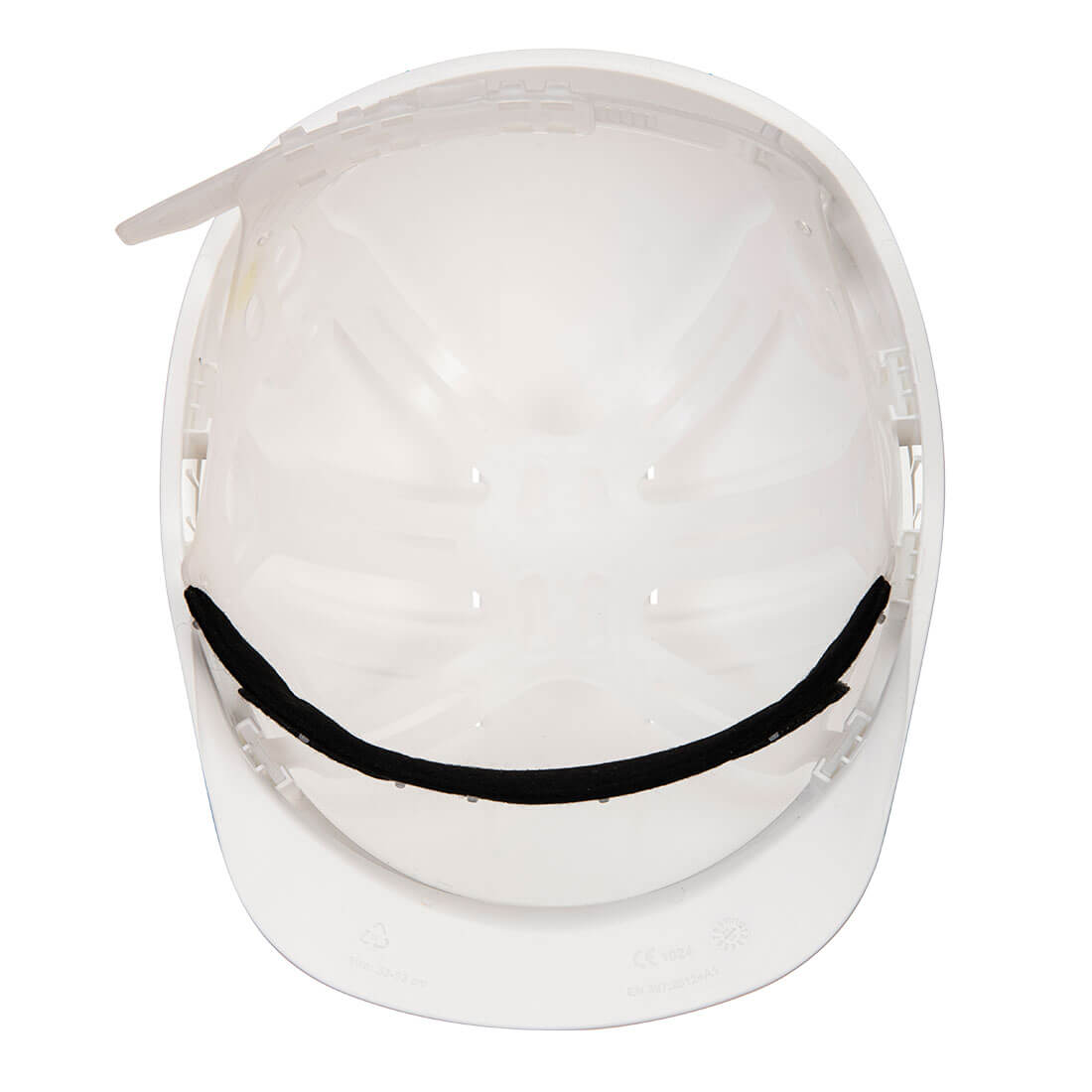 PS60 Expertline Safety Helmet (Slip Ratchet) White
