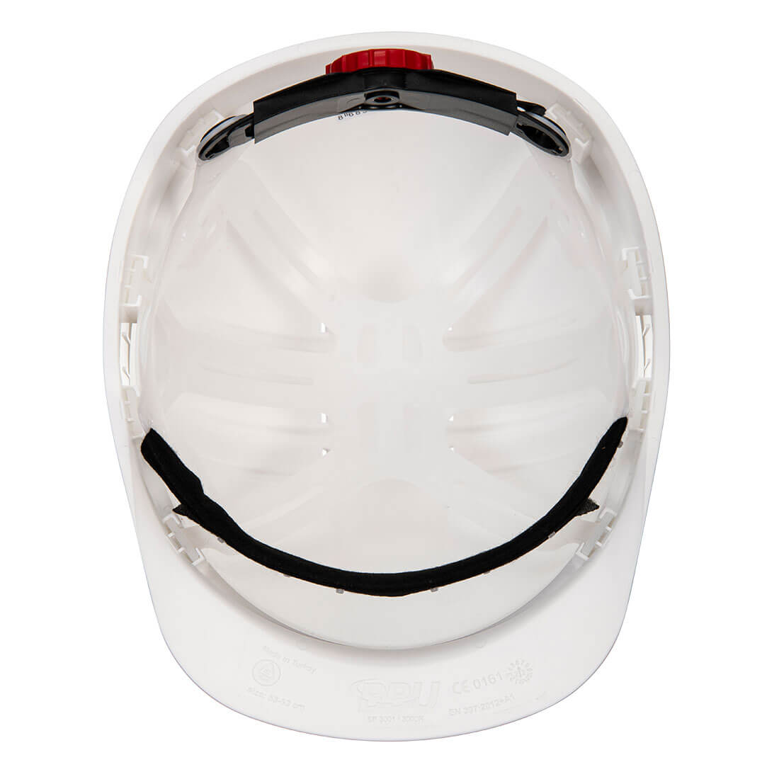 PS62 Expertline Safety Helmet (Wheel Ratchet) White