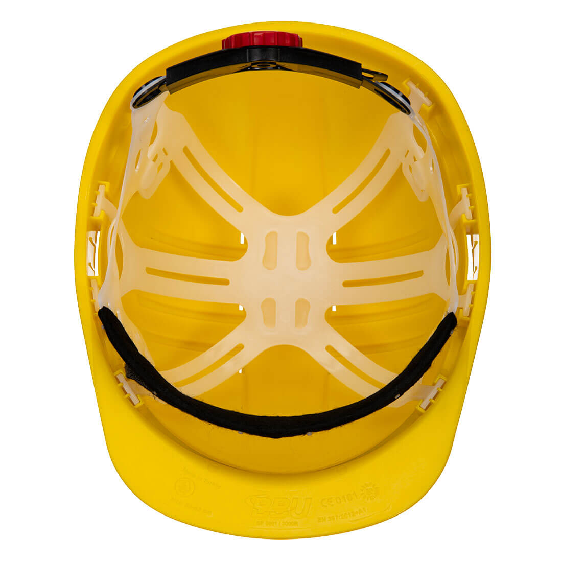 PS62 Expertline Safety Helmet (Wheel Ratchet) Yellow