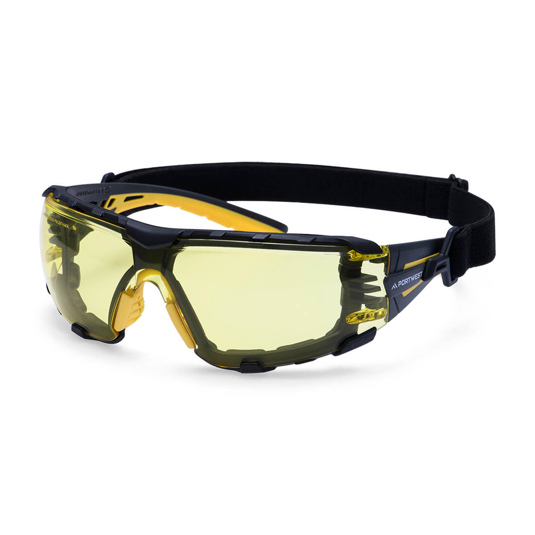 PS28 Tech Look Pro KN Safety Glasses Amber