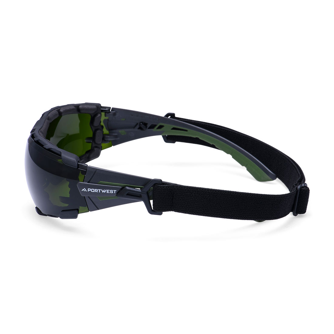 PS28 Tech Look Pro KN Safety Glasses Bottle Green