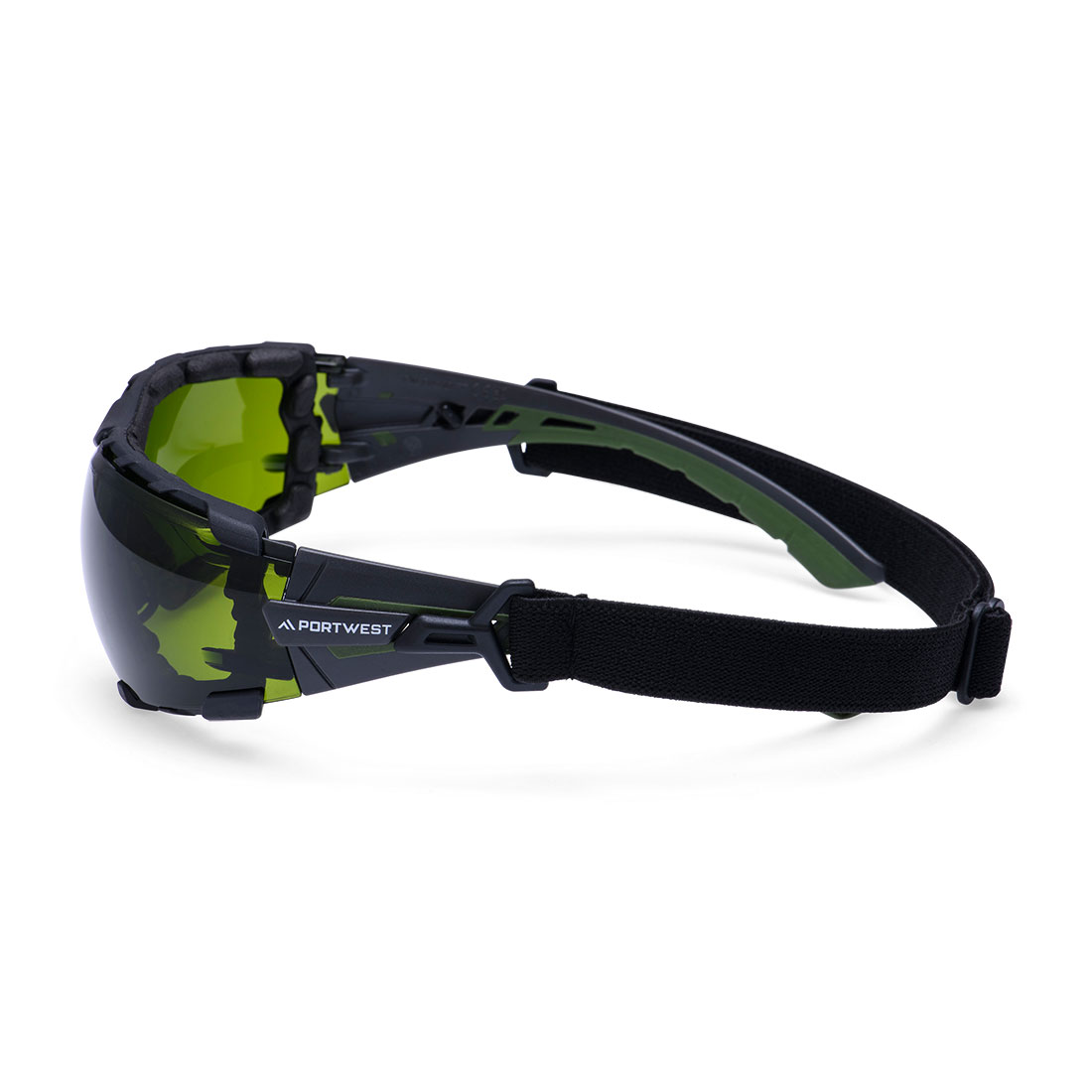 PS28 Tech Look Pro KN Safety Glasses Green