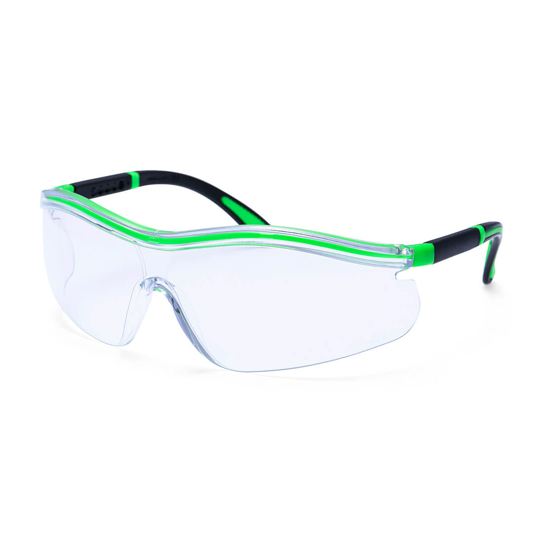 PS34 Neon Safety Glasses Clear