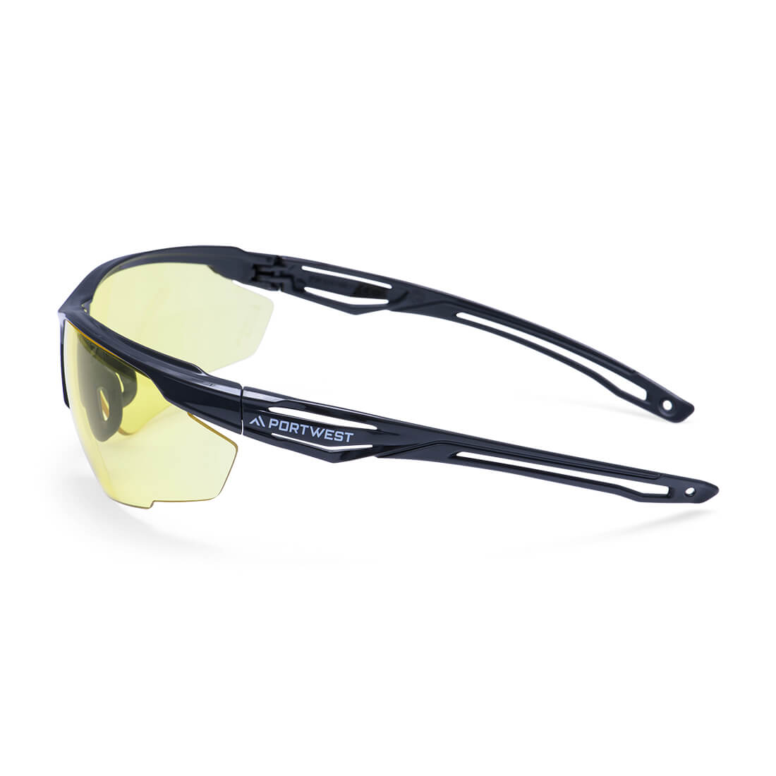 PS36 Anthracite Safety Glasses Amber