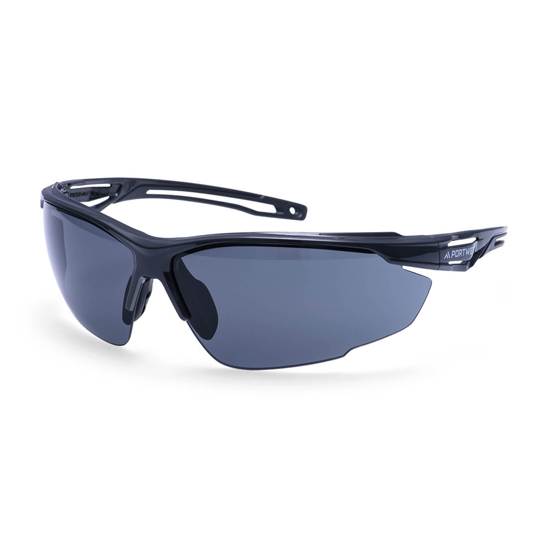 PS36 Anthracite Safety Glasses Smoke