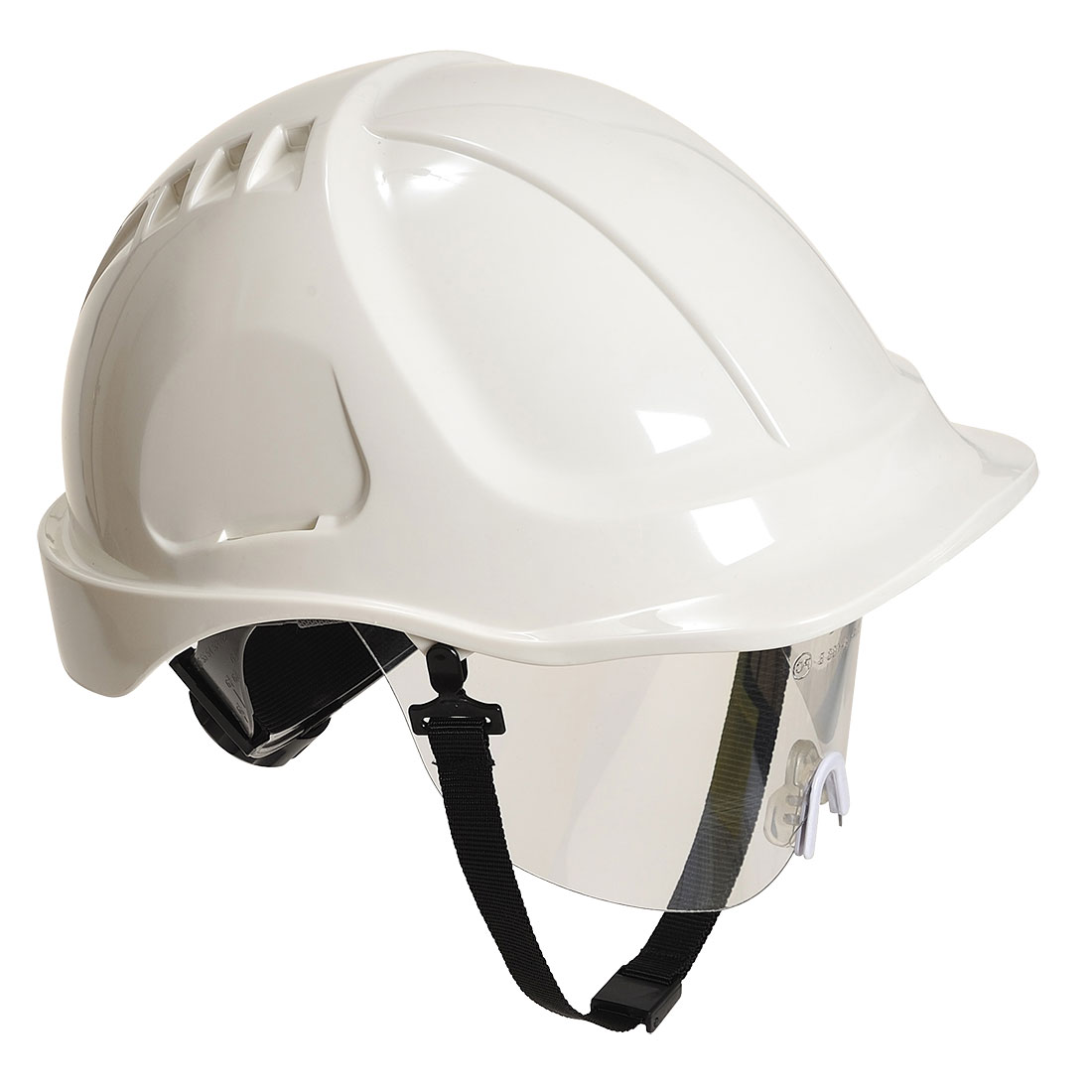 PW54 Endurance Plus Visor Helmet White
